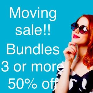 ✨MOVING SALE✨I’m discounting everything in my closet by 20% RIGHT NOW 😆🙌✨